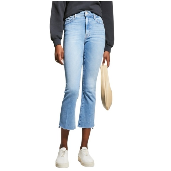 MOTHER - The Insider Crop Step Fray Jeans Sz 25 - Picture 1 of 12